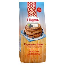 Мучная смесь С.Пудовъ Гречневые блины, 350 г (kastd) в магазинах Ашан