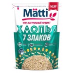 Хлопья Matti 7 злаков, 400 г (kastd) Хлопья Matti 7 злаков, 400 г (kastd)