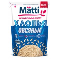 Хлопья овсяные Matti 3 мин, 400 г (kastd) в магазинах Ашан