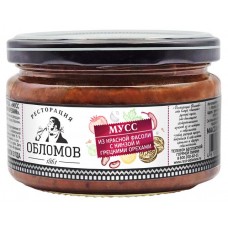 Мусс из красной фасоли Ресторация обломов с кинзой и грецкими орехами, 230 г (kastd) в магазинах Ашан