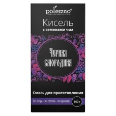Смесь для приготовления Polezzno Кисель черная смородина, 100 г (kastd) в магазинах Ашан