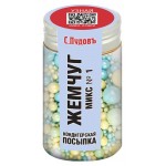 Посыпка кондитерская С.Пудовъ Жемчуг микс Ė1, 40 г (kastd) Посыпка кондитерская С.Пудовъ Жемчуг микс Ė1, 40 г (kastd)