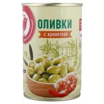 Оливки АШАН Красная птица с креветками, 300 г (kastd)