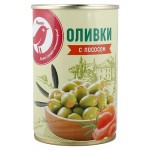 Оливки АШАН Красная птица с лососем, 300 г (kastd)