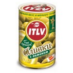 Оливки ITLV с лимоном, 314 мл (kastd)