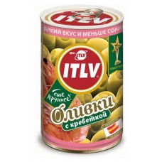 Оливки зеленые ITLV с креветками, 314 мл (kastd) в магазинах Ашан