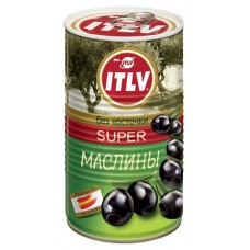 Маслины черные ITLV без косточки, 370 мл (kastd) в магазинах Ашан
