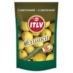 Оливки зеленые ITLV с косточками, 195 г (kastd)