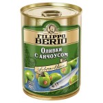 Оливки Filippo Berio с анчоусом, 300 г (kastd)