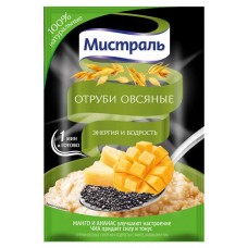 Отруби овсяные Мистраль Энергия и бодрость, 30 г (kastd) в магазинах Ашан