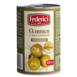 Оливки с косточкой Federici Гигантские, 420 г (kastd)
