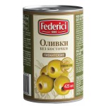 Оливки без косточки Federici Гигантские, 400 г (kastd)