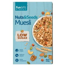 Мюсли Fun&Fitс орехами и семечками, 250 г (kastd) в магазинах Ашан