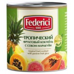 Коктейль фруктовый Federici Тропический с соком маракуйи, 435 мл (kastd)