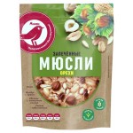 Мюсли АШАН Красная птица запеченные с орехами, 250 г (kastd)