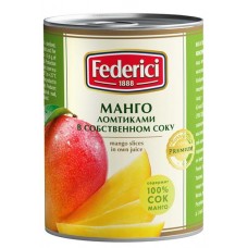 Манго Federici ломтики, 425 мл (kastd) в магазинах Ашан