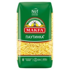 Вермишель Makfa паутинка, 450 г (kastd) в магазинах Ашан