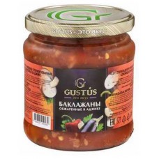 Баклажаны Gustus обжаренные в аджике, 460 г (kastd) в магазинах Ашан