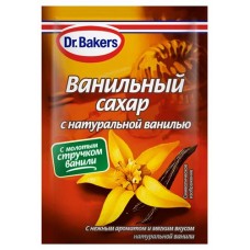 Сахар ванильный Dr.Bakers с натуральной ванилью, 15 г (kastd) в магазинах Ашан