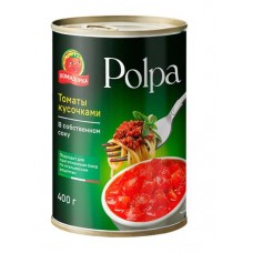 Томаты ПОМИДОРКА кусочками, 400 г (kastd) в магазинах Ашан