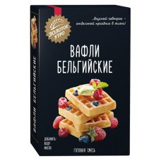 Смесь для выпечки Золотое Утро вафли бельгийские, 400 г (kastd) в магазинах Ашан