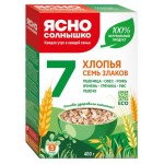 Хлопья Ясно солнышко 7 злаков, 400 г (kastd)