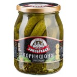 Корнишоны маринованные Скатерть-Самобранка, 720 мл (kastd)