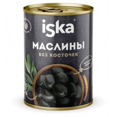 Маслины черные iska без косточки, 300 мл (kastd) в магазинах Ашан