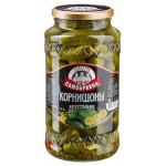 Корнишоны маринованные Скатерть-Самобранка, 1,375 кг (kastd)