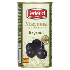Маслины Federici крупные без косточки, 350 г (kastd) в магазинах Ашан