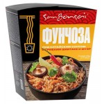 Лапша фунчоза SanBonsai с грибами шиитаке и соусом муэр, 120 г (kastd)