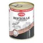 Каша перловая Курганский Мясокомбинат Стандарт с говядиной, 340 г (kastd) Каша перловая Курганский Мясокомбинат Стандарт с говядиной, 340 г (kastd)