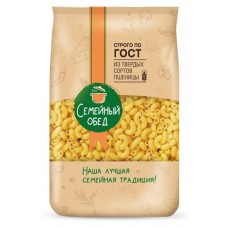 Макаронные изделия Семейный обед Рожки особые Ė42, 400 г (kastd) в магазинах Ашан