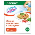Смесь сухая Леовит Лапша пикантная с овощами, 40 г (kastd)