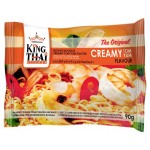 Лапша быстрого приготовления Kingthai Kitchen со вкусом Сливочный Том Ям, 90 г (kastd)