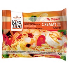 Лапша быстрого приготовления Kingthai Kitchen со вкусом Сливочный Том Ям, 90 г (kastd) в магазинах Ашан