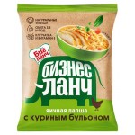 Лапша быстрого приготовления Бизнес ланч с куриным бульоном, 60 г (kastd)