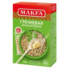 Крупа гречневая Makfa зеленая, 400г (kastd) в магазинах Ашан