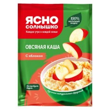 Каша овсяная Ясно солнышко с яблоком, 45 г (kastd) в магазинах Ашан