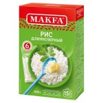 Рис длиннозерный Makfa, 400 г (kastd)