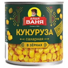 Кукуруза Дядя Ваня сладкая, 425 мл (kastd) в магазинах Ашан