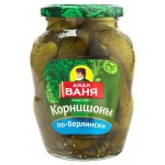Корнишоны Дядя Ваня По Берлински маринованные, 350 г (kastd)