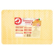 Корж вафельный АШАН Красная птица, 140 г (kastd) в магазинах Ашан