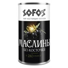 Маслины консервированные Sofos целые без косточки, 300 г (kastd) в магазинах Ашан