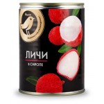 Личи АШАН Золотая птица в сиропе, 567 г (kastd)