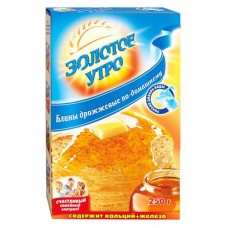 Смесь для выпечки Золотое утро Блинчики дрожжевые по-домашнему, 250 г (kastd) в магазинах Ашан