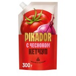 Кетчуп томатный Pikador с чесноком, 300 г (kastd)