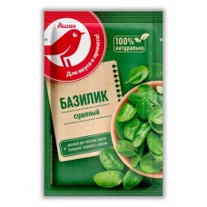 Базилик АШАН Красная птица сушеный, 10 г (kastd) в магазинах Ашан