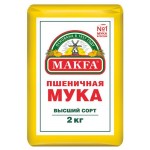 Мука пшеничная MAKFA высший сорт, 2 кг (kastd)