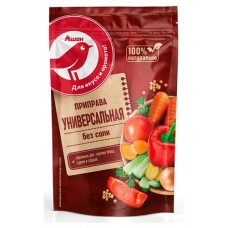 Приправа АШАН Красная птица Универсальная без соли, 75 г (kastd) в магазинах Ашан